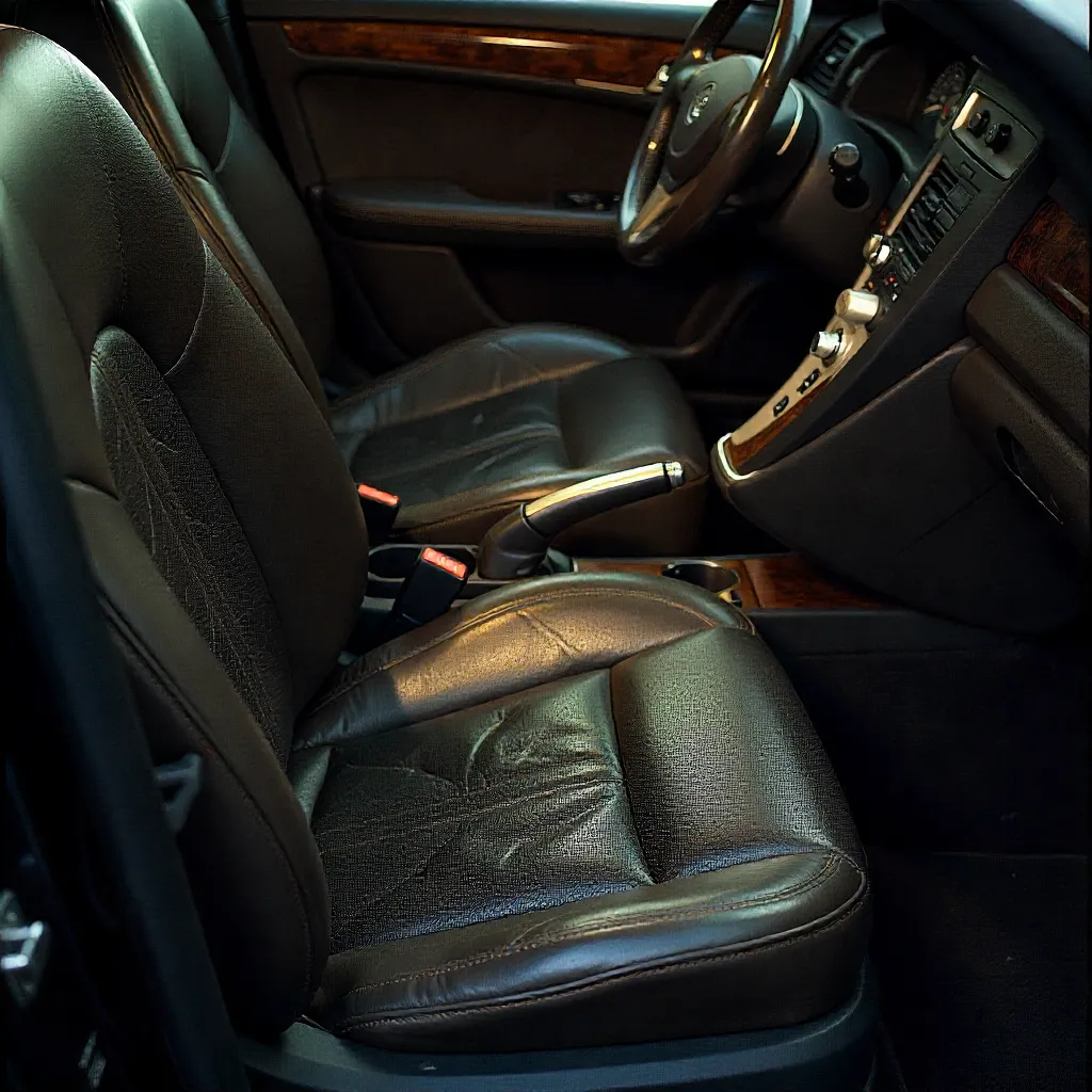 Leather interior detailing process