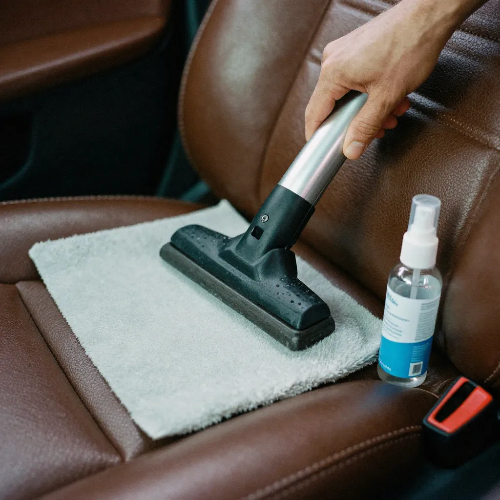 Leather surface care