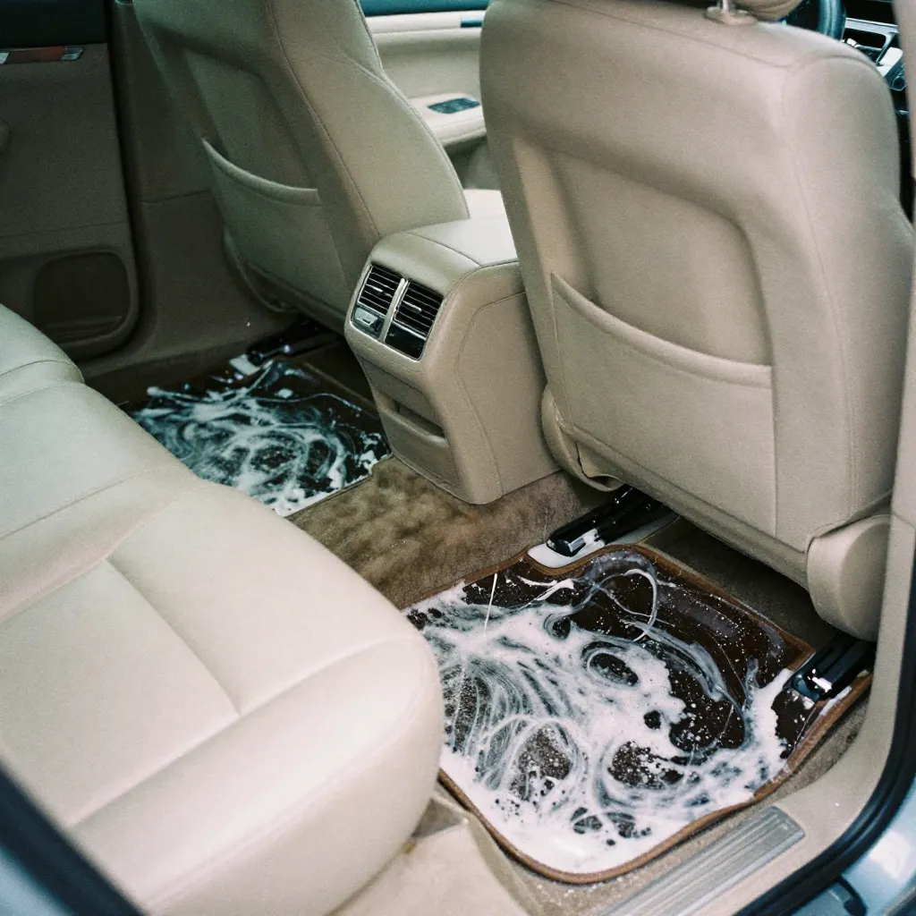 Steam cleaning process